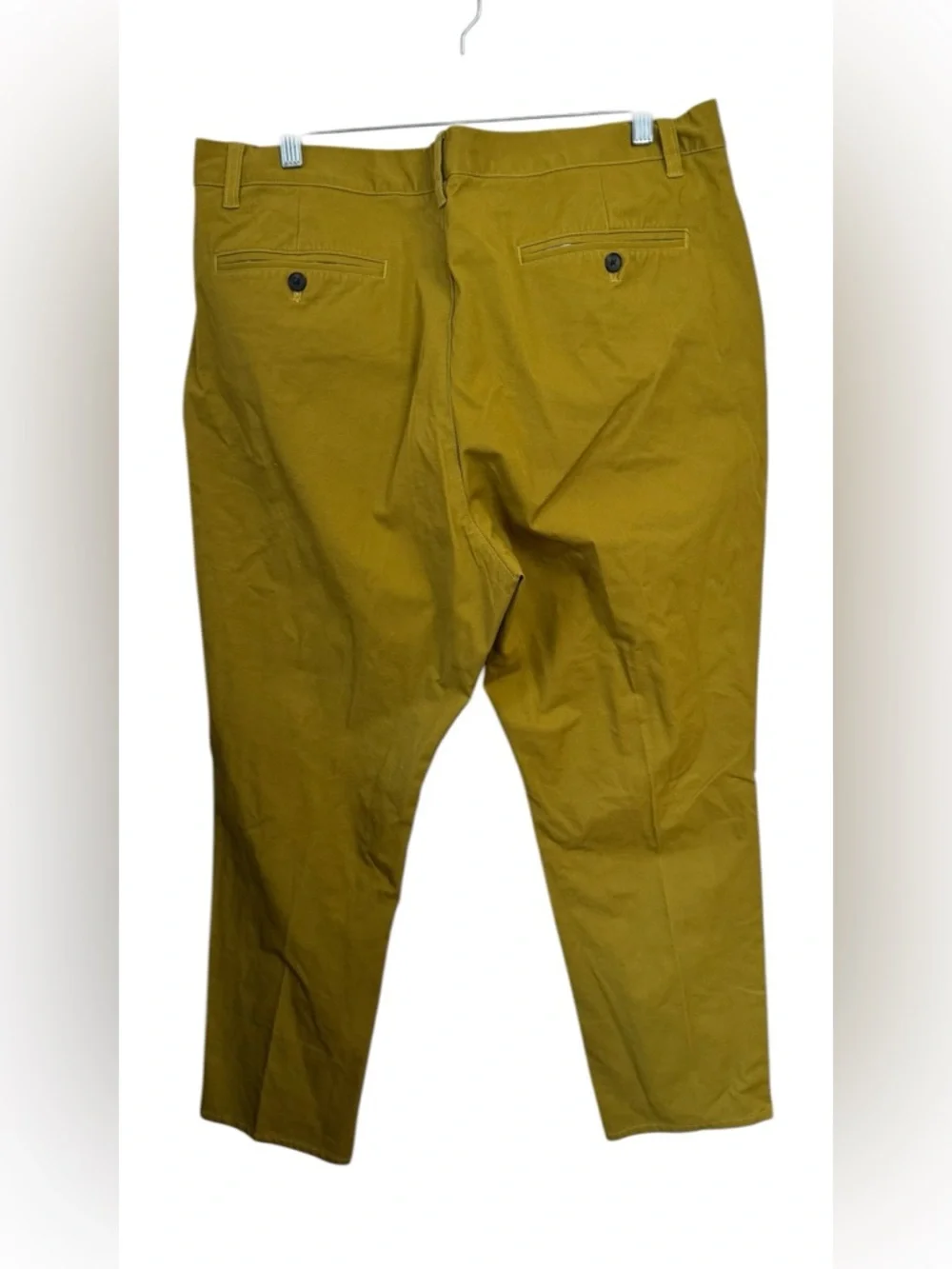 Bonobos The Chino 2.0 stretch zip pockets mustard size 38x30